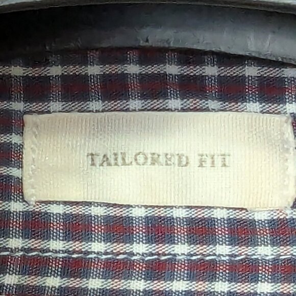 J. Crew Long Sleeve Button Down White, Blue and Red Checked Shirt - Picture 4 of 11